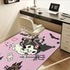 Office Rug Halloween, Kuromi Anti-Slip Rug, Machine Washable for Living Room, Bedroom, Office, Multiple Sizes, Bedroom Mat, Decorative Mat, Durable Ma