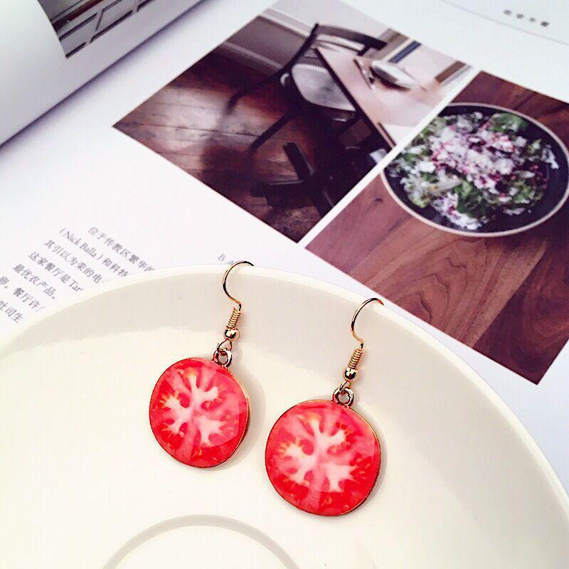 Korean Dongdaemun Creative Strawberry Stud Earrings