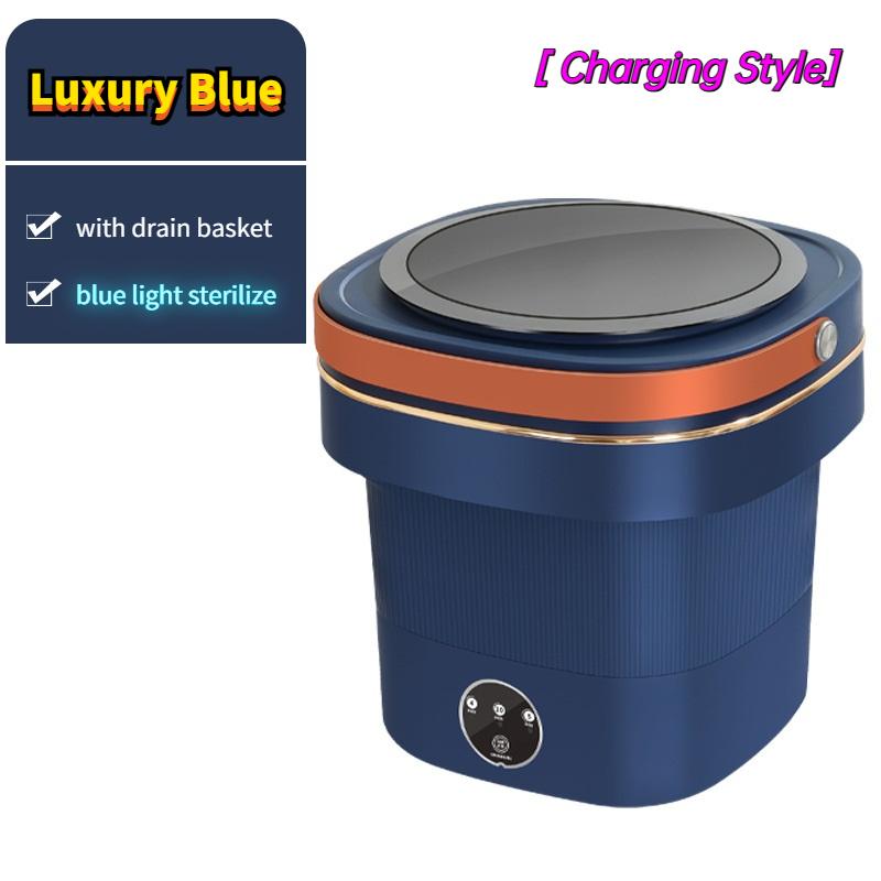 Портативная складная стиральная машина для чистки нижнего белья опционально для зарядки — фото 15