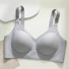 Women Wireless Seamless Soft Support Push Up Gathering Shaping Daily Bra