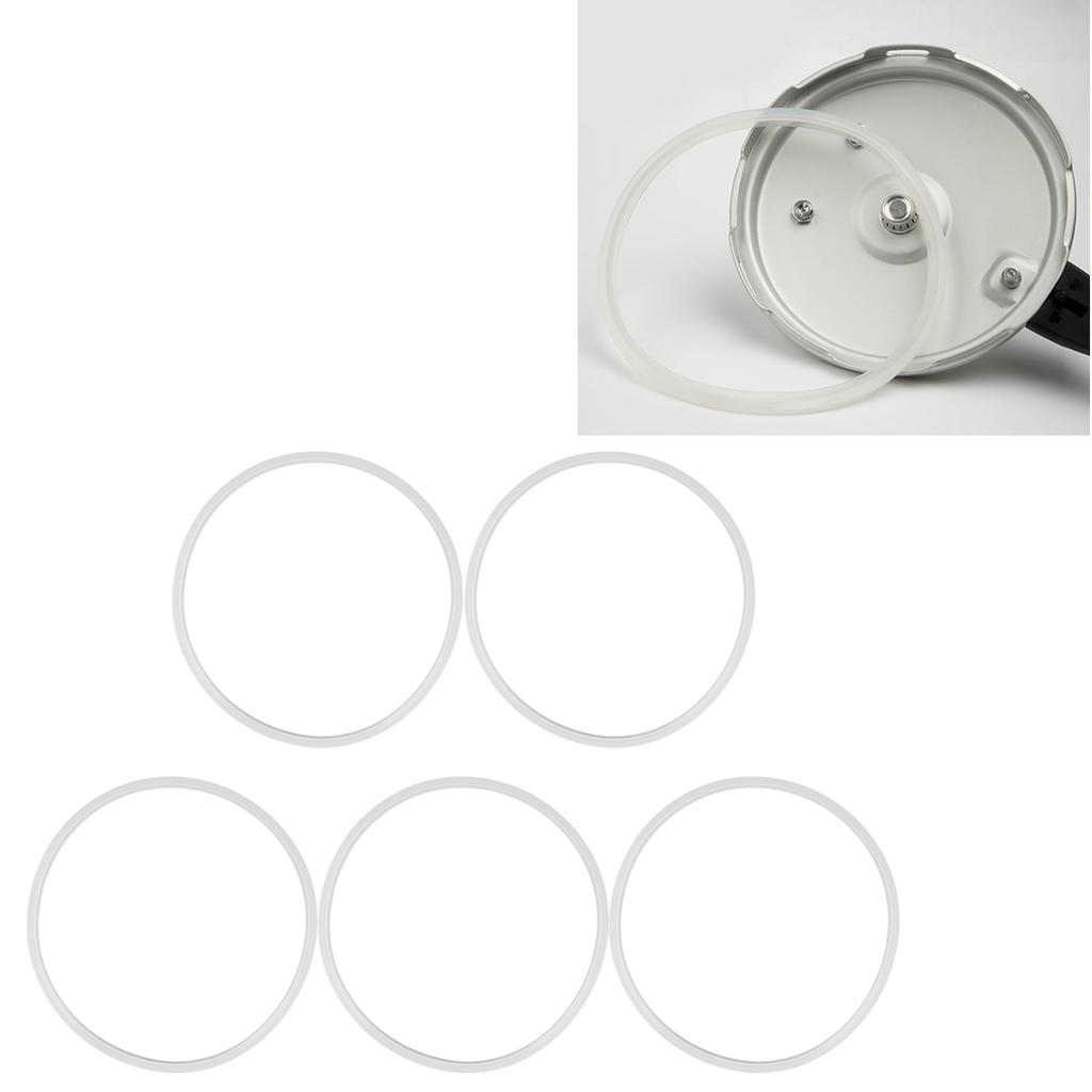 5 Pièces Joint Torique en Silicone de Remplacement pour Autocuiseur Domestique Outil de Cuisine 20cm
