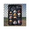 Vintage Metal Wall Art Sign Aluminum Poster for Bar Cafe Decor 8x12 Inch
