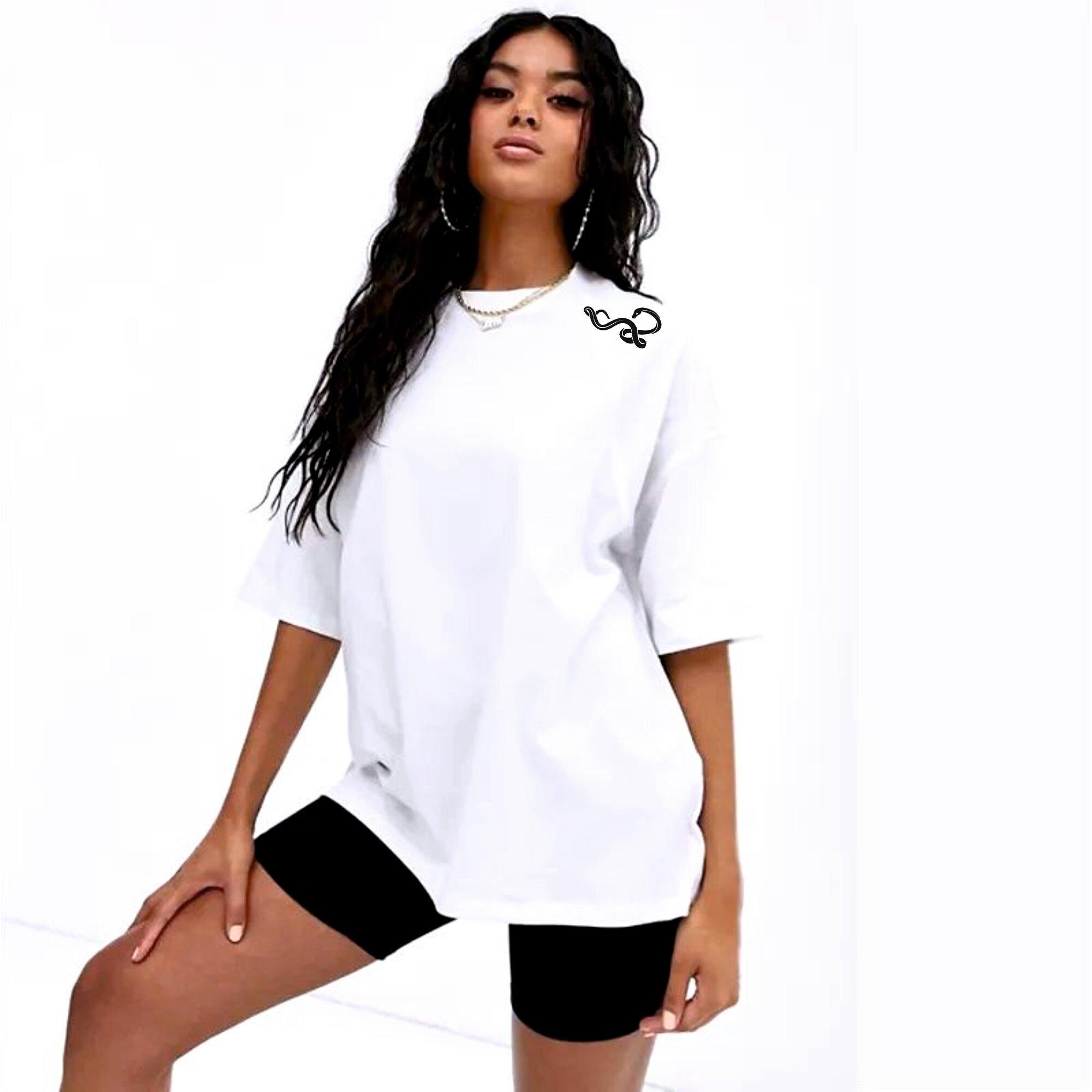 Fitted t-shirt with print 4XL