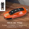 Solid Color ABS For Porsche Panamera Macan 718 Taycan 911 Cayman Boxster 971 Remote Smart Car Key Case Cover Car Accessories