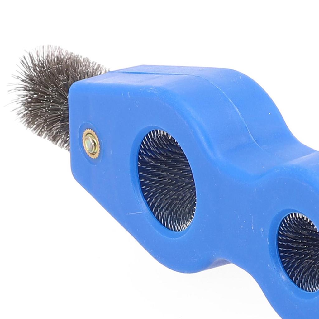 4 In 1 Car Cleaning Rust Removal Auto Truck Battery Brush Tool For 7/8" 5/8" Post Terminal Clamps Battery Brush Cleaner Tool