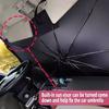 Car Sun Shade Cover Protector Foldable Windshield Umbrella Sun Shade Curtain Summer Sunscreen Heat Insulation Car Accessories