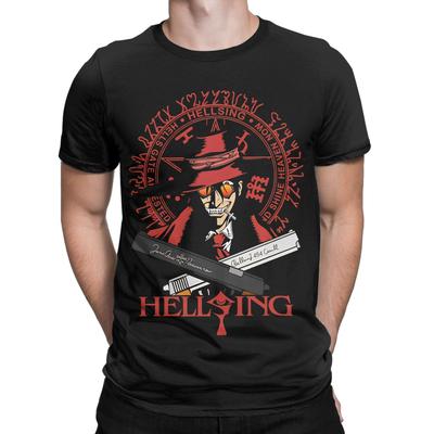 Hellsing Holy Blood Classic Novelty 100% Cotton T-Shirt Tees Tops For Men