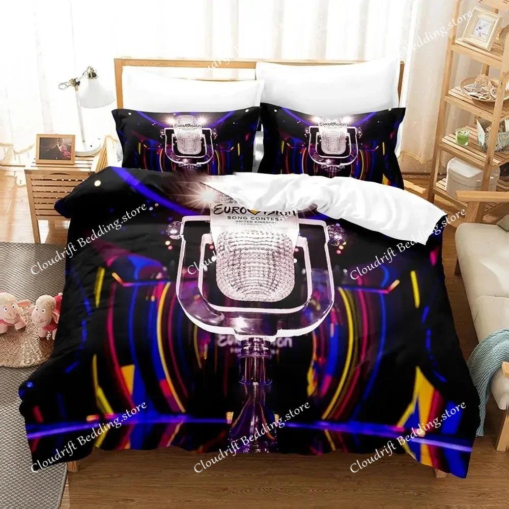 Adult Boys Bedroom Bedding Set Cartoon Anime Hip Hop Style Duvet Cover Set 2024 Quilt Cover Pillowcase
