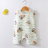 Zomer Romper Baby Koreaanse Stijl - Mouwloos Cartoon Katoenen Bodysuit