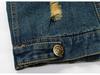 Trendy Plus Size Korean Style Men's Ripped Denim Vest