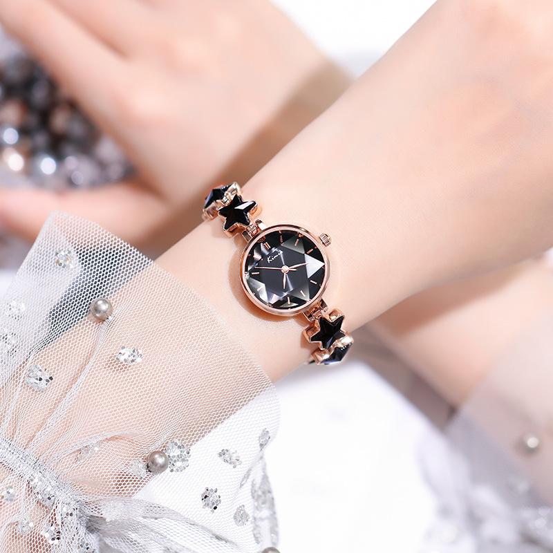 

Часы для студенток, простой и тонкий ремешок, стиль Harajuku Ins, компактный и темпераментный, часы-браслет French Niche для женщин