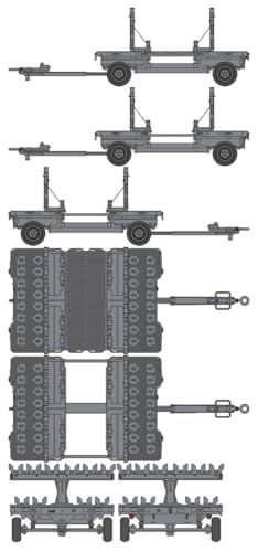 Jimi Model 1/48 U.S. Weapon Loading Cart ZM80160 (Military)