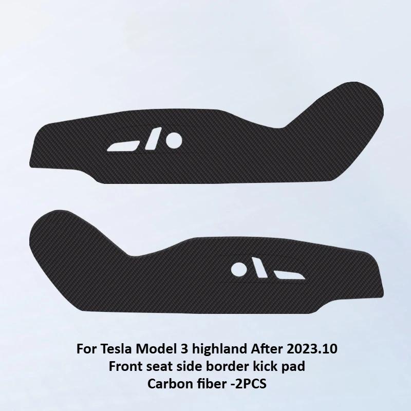 Kryty proti okopání dveří auta pro Tesla Model Y Juniper/Model3 Highland Kožená samolepka Ochranné podložky na boky sedadel Podložka Autopříslušenství 2025