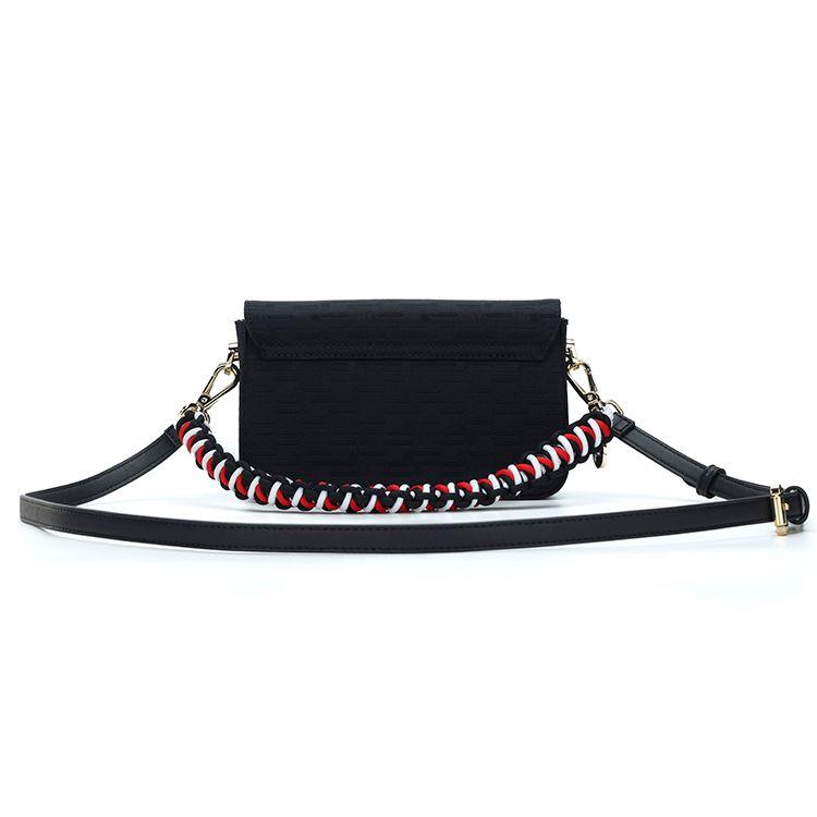 FILA Casual Fashion Simple Commuter Lock Closure PU Underarm Shoulder Crossbody Bag Women bags Legendary-Blue F13W221162F-NV