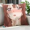 anime Sweet Punishment Cushion Cover Cushion Cover Set Pcs x x x Pillowcase Decorative Sofa Home Decor