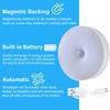 2pcs Magnetic Motion Sensor Nightlight with USB Charging Cable Walls LED Night Lights for Home Kitchen Hallway Bathroom Lighting