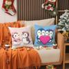 Cute Cartoon Penguin Life Pillow Case Pattern Printed Pillowcase for Living Room Sofa Cushion Cover & Bedroom Decor