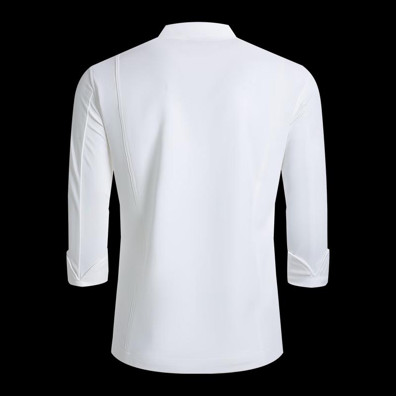 Qian Yiyang Premium Long-Sleeve Stretch Chef Uniform
