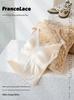 2026 Spring Women's Satin Lace Seamless Criss-cross V-neck Strappy Top
