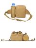 Multifunctional Waist Shoulder Military with Water Bottle Adjustable Cell Phone Small Item for Outdoor Activities Pack, Bag, Style, Pouch, Strap,