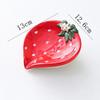 Creative Strawberry Ceramic Soap Dish Drain Home Toilet Soap Dish Delicate Red Strawberry Fruit Plate Bathroom Accessories New