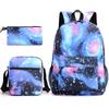 Li Shen Starry Sky 3-Piece School Backpack Set