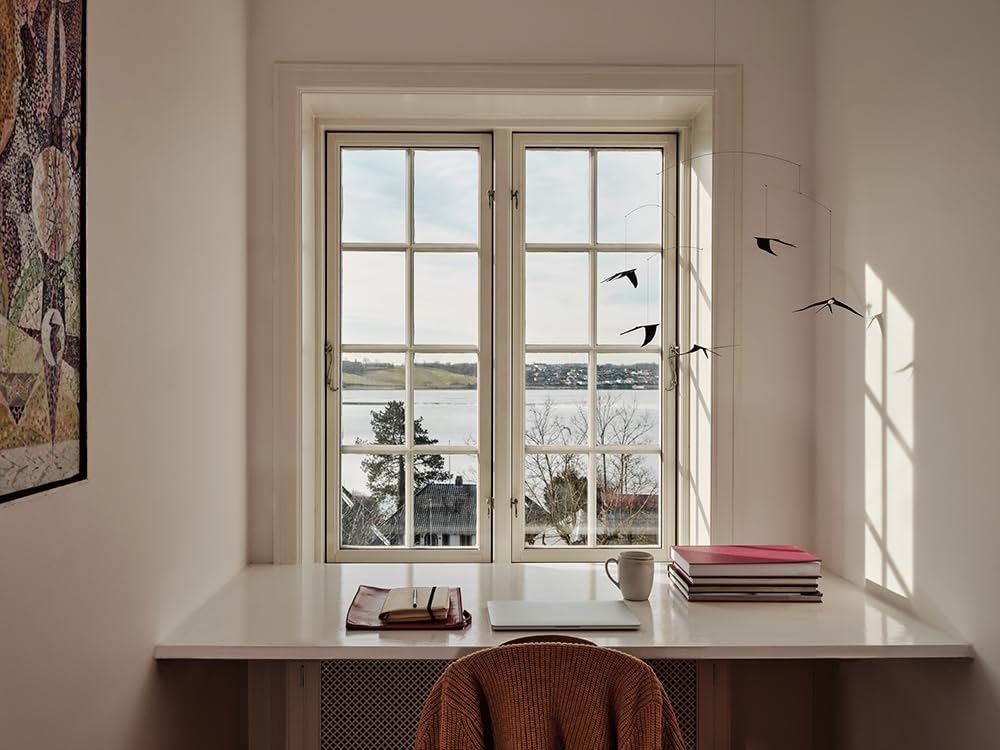 [Officially Imported] Flensted Mobile, Interior Ornament, Scandinavian Animal Swallow 5, FSM130166, with Presentation Box, Baby Goods, Gift