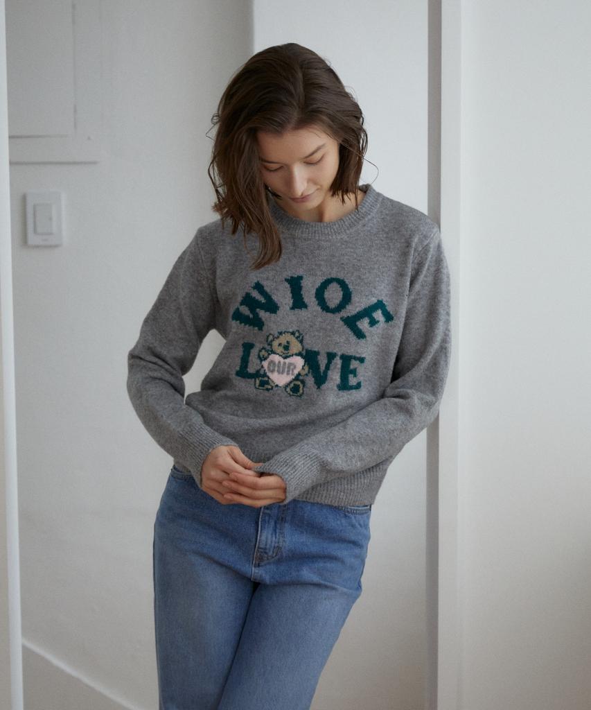 WIOE Wioe Love Knit_Grey