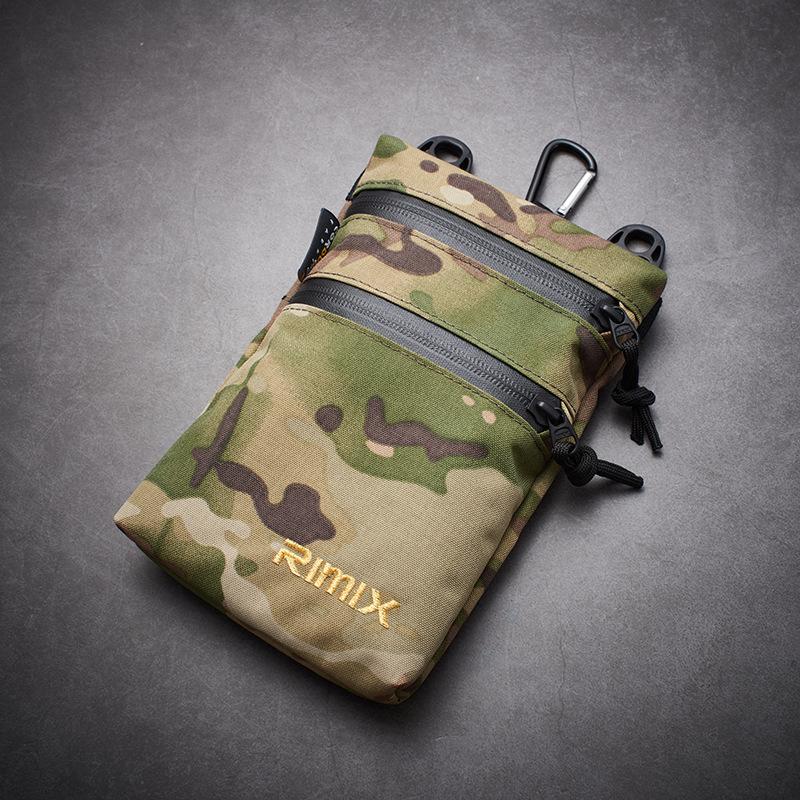 

Outdoor Multifunction Waterproof EDC Molle Tactical Small Bag Techwear Style Coin Key Mobile Phone Card Waist Belt Bag