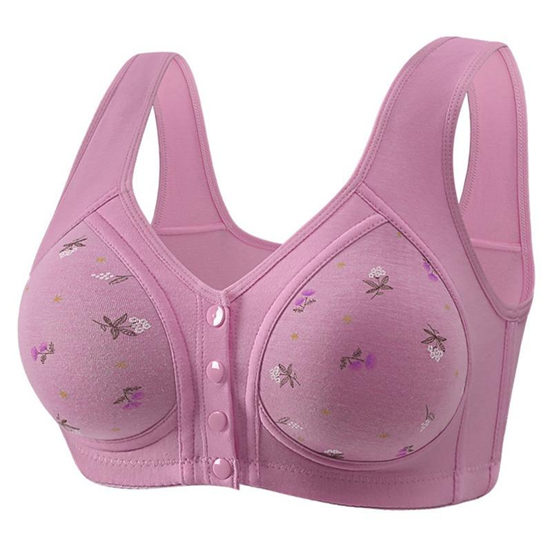 Women Large Size Front-closure Bra Vest Style Bra
