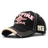 Cotton Spark Large Letter Embroidered Baseball Cap Washed Retro Outdoor Sun Hat