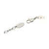Vivienne Westwood Olympia Pearl Bracelet Cross Crystal Saturn Pattern Plated Gold Pearl Bracelet Women bracelet Silver 6103007R02P373