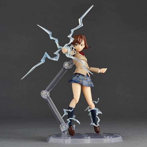 Revoltech Amazing Yamaguchi A Certain Scientific Railgun Misaka Mikoto Winter Uniform Ver.