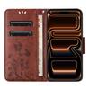 For iPhone 17 Pro Max Case Imprinted Mini Butterfly Leather Wallet Phone Cover