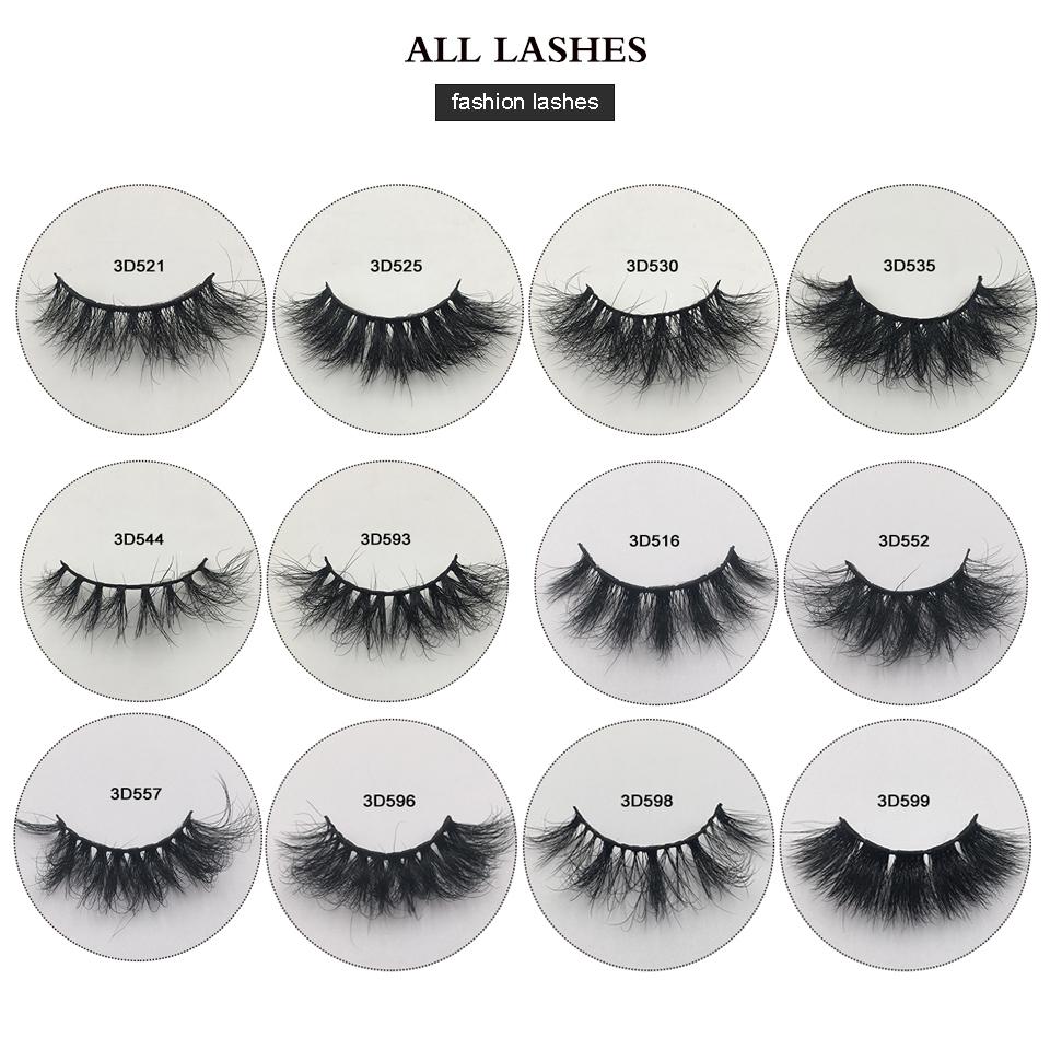 RED SIREN Fluffy Eyelashes 10mm-18mm 3d Mink Eyelashes Handmade Soft Volume Natural Lashes Maquillaje Lash Vendors False Lashes
