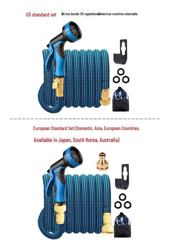 Automatic Retractable Garden Sprinkler & High-Pressure Water Gun with Soft Hose for Flower Watering, Landscape, and Car Wash.