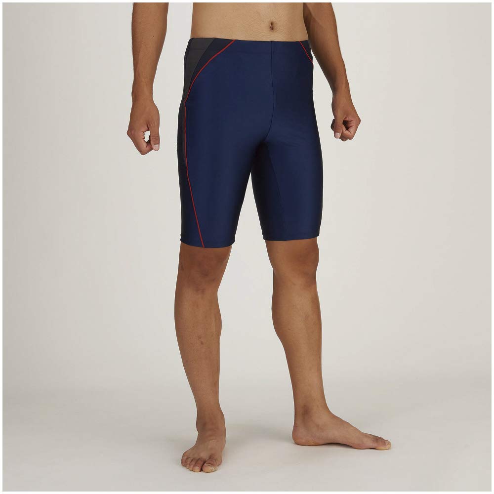 Mizuno Fitness Loose Leggings 2XL Men's Swimsuit, (Inseam 26cm/Inner Included), N2JB0120, Color Gray, Size