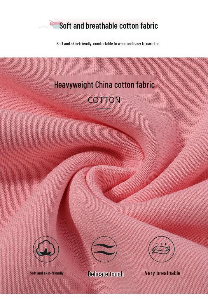 2025 Kids' Cotton Hooded Sweatshirt - Spring/Autumn Style, Loose Fit, Soft and Fashionable for Small/Medium Children
