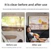 Car Sun Shade UV Protection for Kids Children Front Back Windshiel Curtain Side Window Adjustable Styling Mesh Pocket Storage