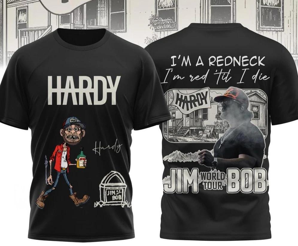 Hardy Jim Bob World Tour 3D T-Shirt S