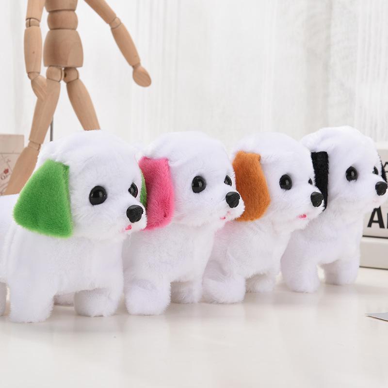 Plush Electric Walking & Barking Teddy Dog Simulation Toy for Children