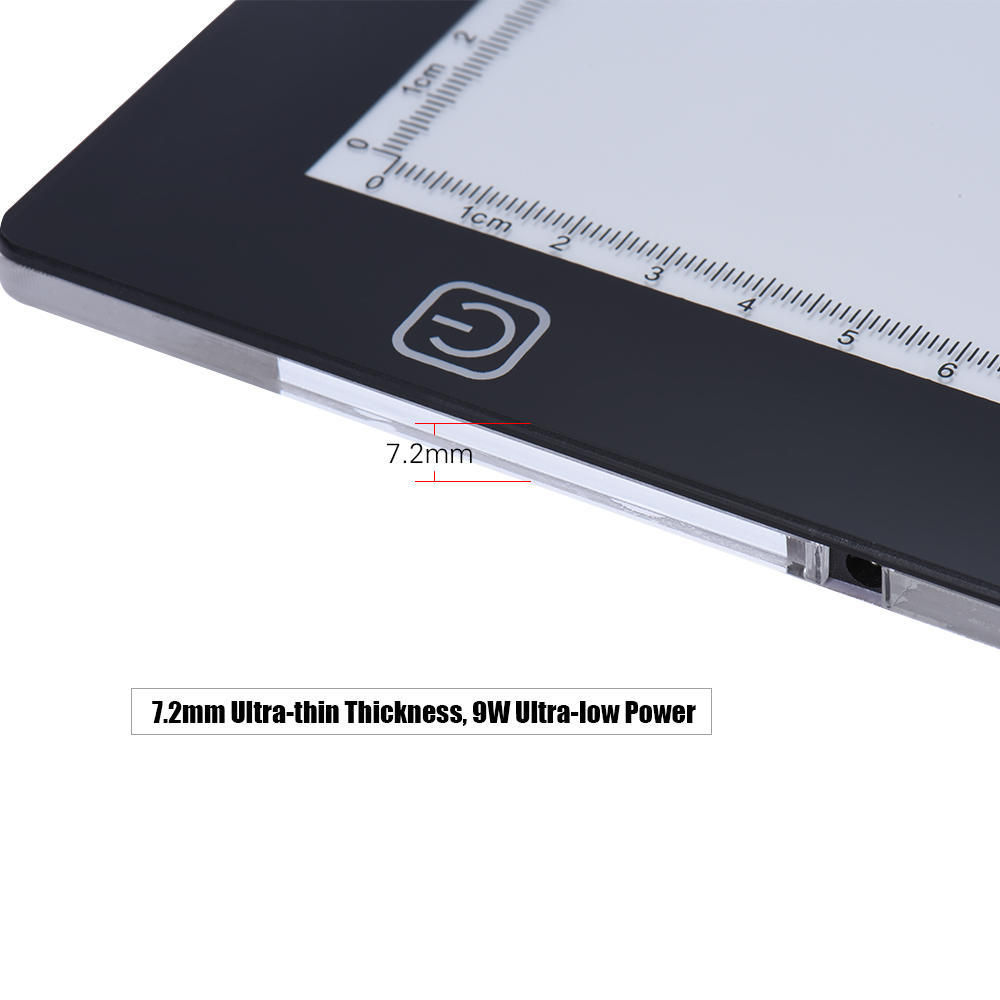 A3 47 * 37cm 23.5 Inch LED Artist Stencil Board Tattoo Drawing Tracing Table Display Light Box Pad Intelligent Touch