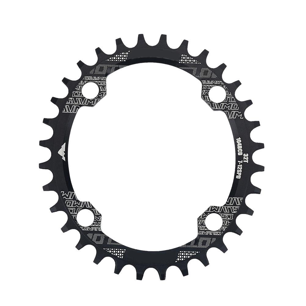 Oval Aluminium Alloy Chainring for BCD 104mm Single Speed Bike 32T