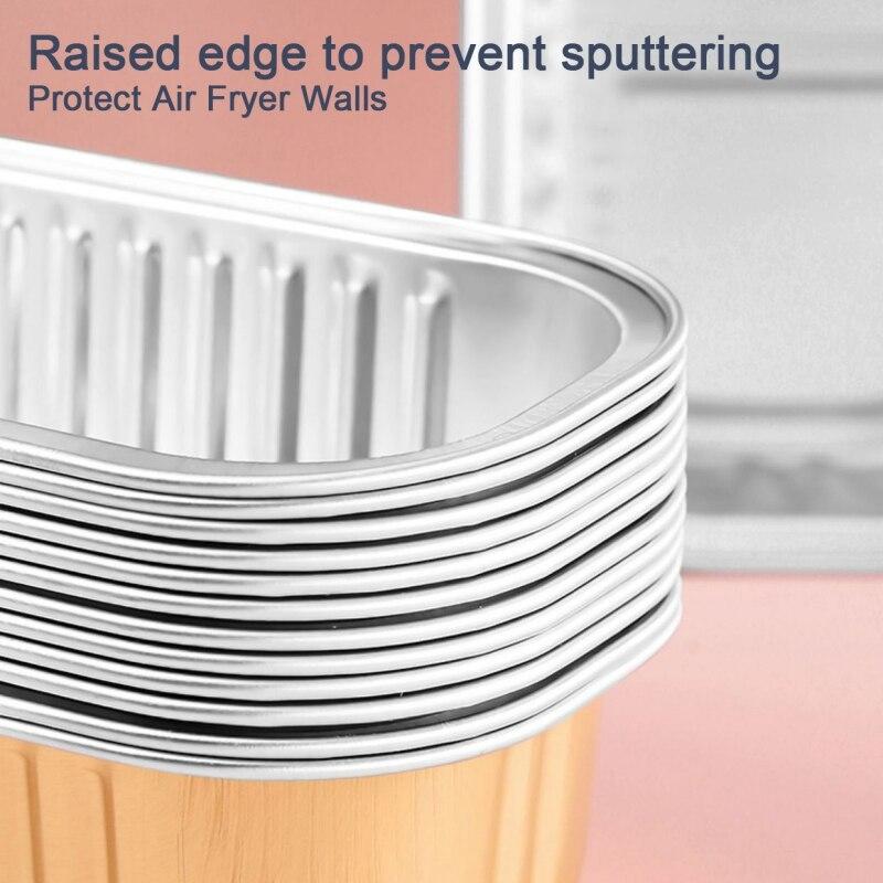 5 ks Olejivzdorná hliníková fólie Cínová krabička Jednorázová hliníková fólie Cínová krabička Cínový tác Nepřilnavý napařovač Kuchyňské nářadí Kuchyňské doplňky