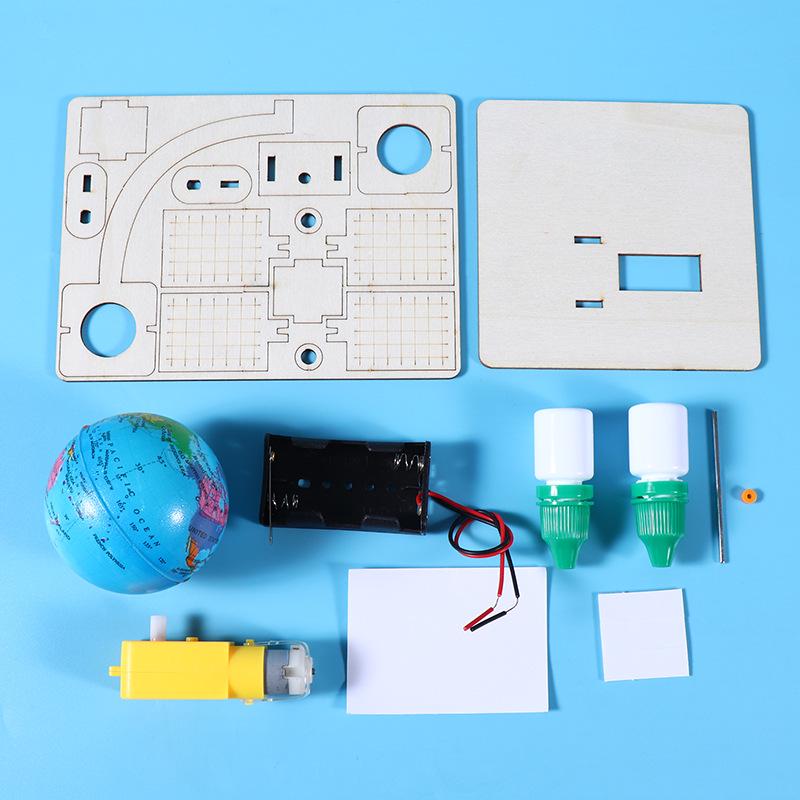 Handmade Geosynchronous Satellite Model: DIY Rotating Orbit for Space Science.