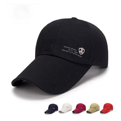 Spring and Autumn Market Drive DNU Goods Baseball Cap Men's Extended Brim Sun Hat Sandwich Canvas Outdoor Hat