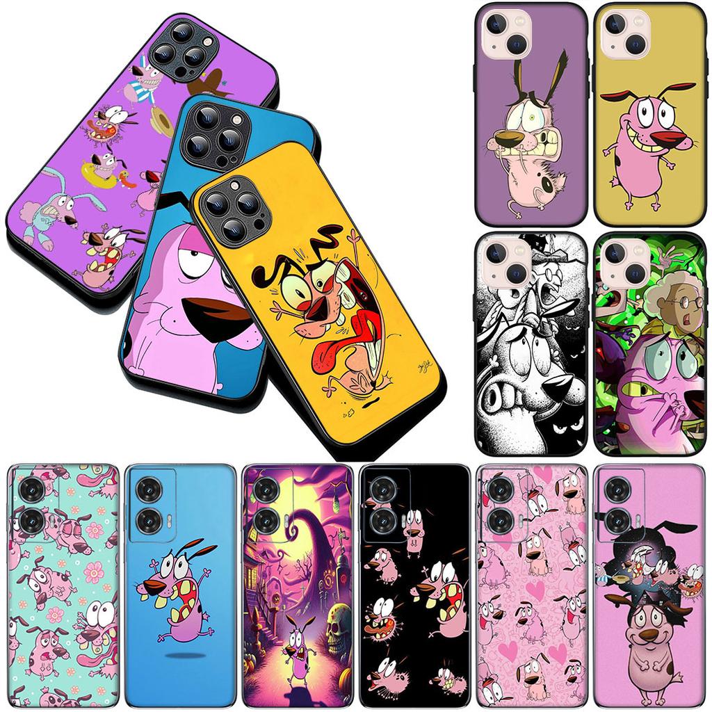 Casing for Apple iPhone 17 Pro XS Max Air 6 7 8 Plus 5 + SE 2022 SE2 16E Phone Case Poster C-Courage Dog C-Cowardly