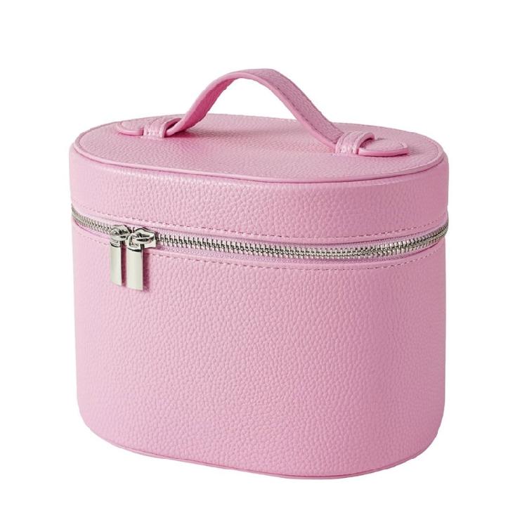 Leather Makeup Bag Portable Cosmetic Bag Handbag for Women Waterproof Makeup Pouch Portable Travel Toiletry Bag Gifts