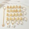 Vitalux Haarperlen 28-teiliges Set Haaraccessoires zum Flechten Schmetterling Herz Gold Silber Kinder-Haaraccessoires Hip-Hop Hochzeit DIY Handgemacht