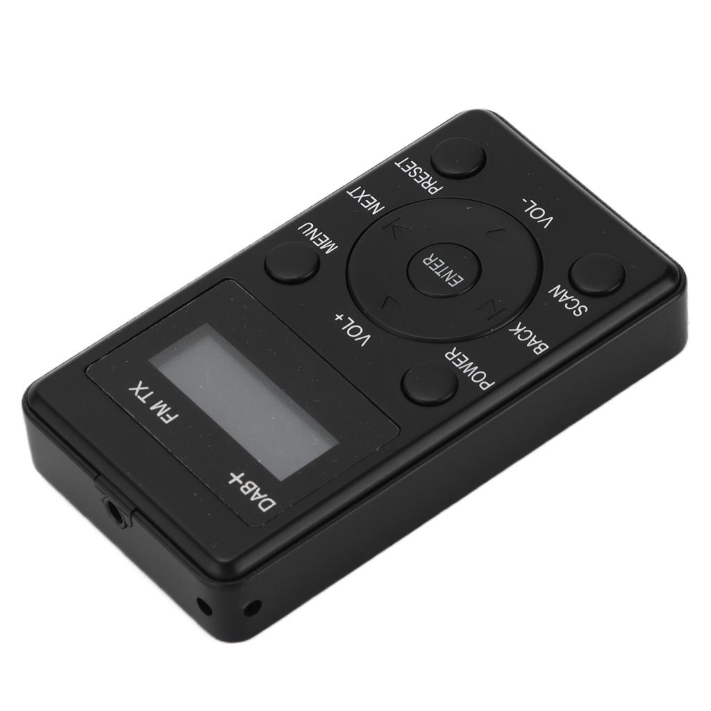 Przenośny Kieszonkowy Cyfrowy Odbiornik Radiowy DAB DAB+ Obsługa FM Czysty Dźwięk do Samochodu ze Słuchawkami